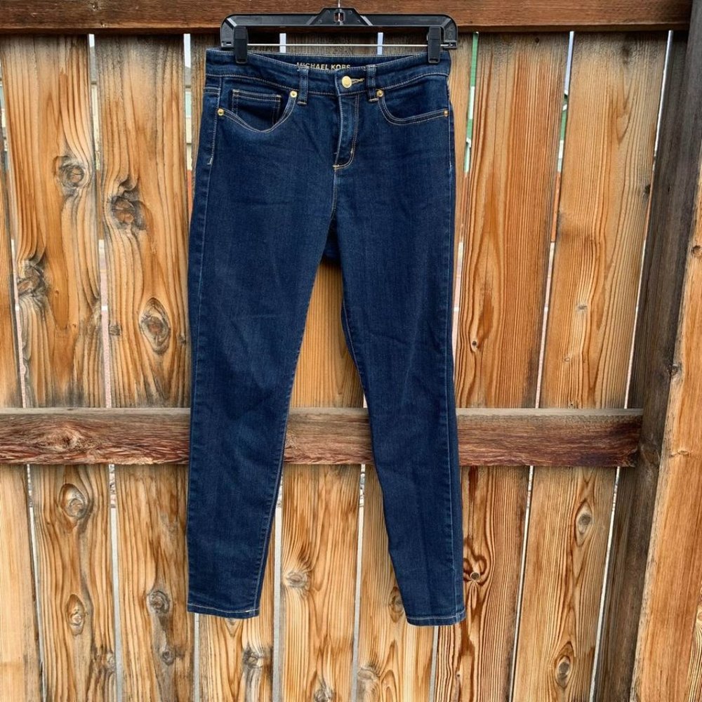 LIQUIDATION SALE! Michael Kors Selma Skinny Blue Jeans Size 4